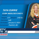 Taya Currie became the first girl drafted by an OHL team.